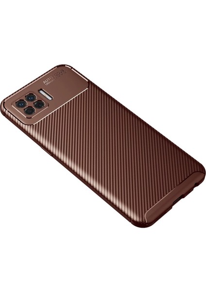 A73 Kılıf Auto Focus Karbon Kapak - Kahverengi fiyatları