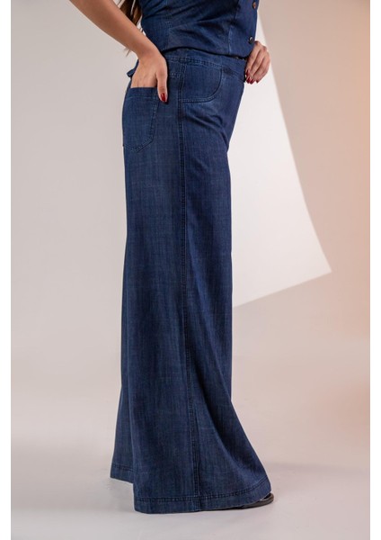 Kadın Büyük Beden Yeleği Gipeli 2'li Takım Lacivert