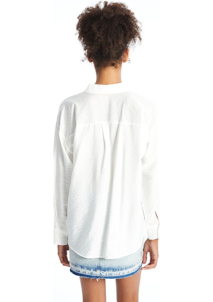 Yeni Sezon Düz Uzun Kollu Oversize Aerobin Kadın Gömlek fırsatları