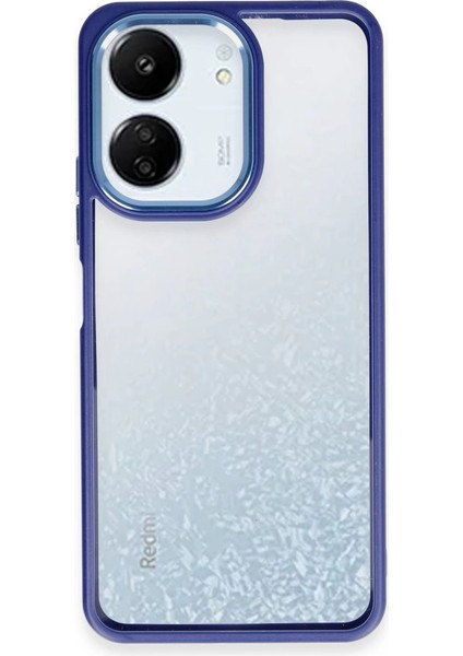 Newface Redmi 13C Kılıf Power Silikon - Lacivert