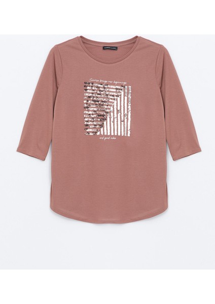 Yeni Sezon Bisiklet Yaka Pul Işlemeli Kadın Bluz indirimleri