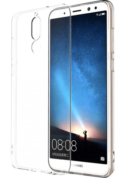 Mate 10 Lite Kılıf Lüx Şeffaf Silikon