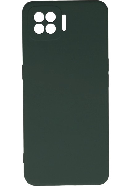 A73 Kılıf Nano Içi Kadife Silikon - Koyu Yeşil