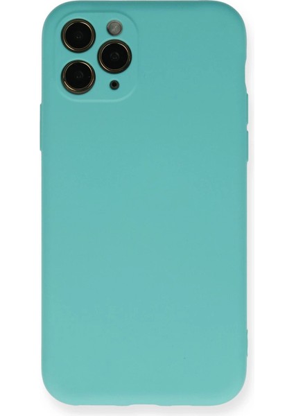 Iphone 11 Kılıf Nano Içi Kadife Silikon - Turkuaz