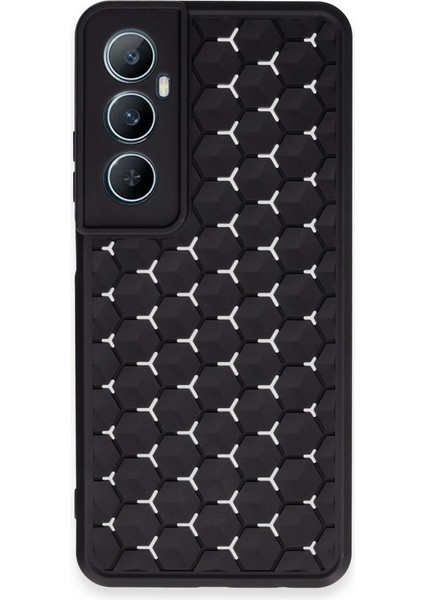 Newface C65 Kılıf Petek Silikon Kapak - Siyah