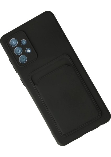 A33 5g Kılıf Kelvin Kartvizitli Silikon - Siyah modelleri