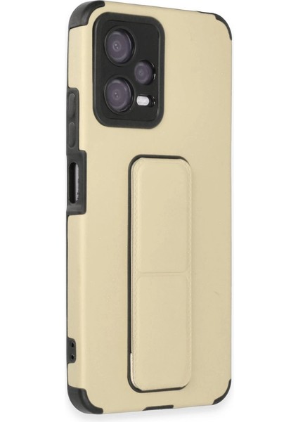 Poco X5 5g Kılıf Mega Standlı Silikon - Gold fiyatları