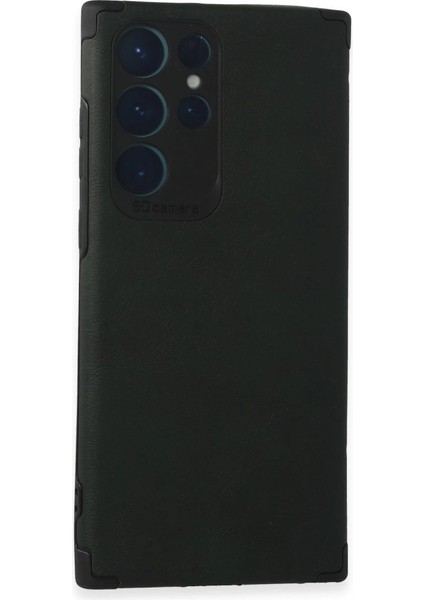 S22 Kılıf Loop Deri Silikon - Yeşil