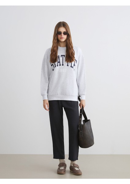 Yeni Sezon Beli Lastikli Loose Fit Kadın Pantolon fiyatları