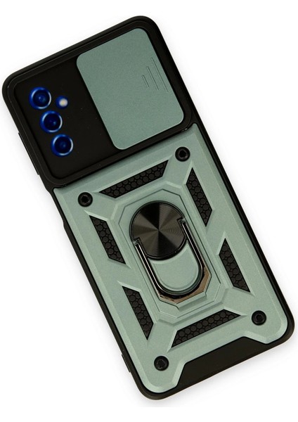 M52 5g Kılıf Pars Lens Yüzüklü Silikon - Yeşil modelleri