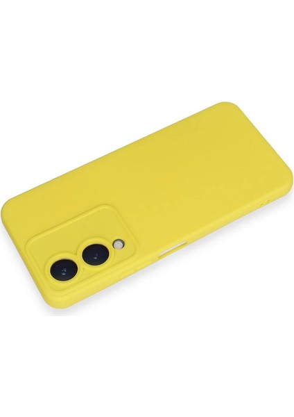 Newface Y17S Kılıf Nano Içi Kadife Silikon - Sarı modelleri