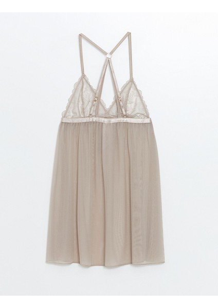 Yeni Sezon V Yaka Dantel Detaylı Askılı Kadın Fantezi Gecelik fiyatları