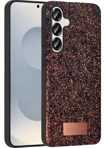 Onegif S25 Bright Simli Kapak - Derin Mor