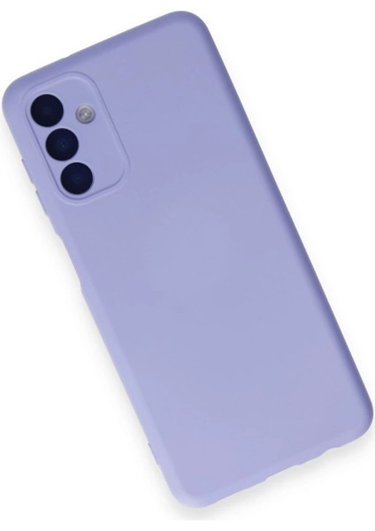 A14 4g Kılıf Nano Içi Kadife Silikon - Lila modelleri