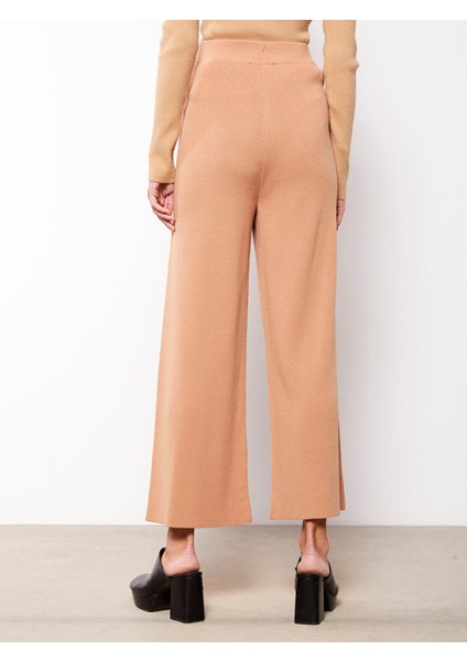 Yeni Sezon Kadın Beli Lastikli Düz Triko Pantolon indirimleri