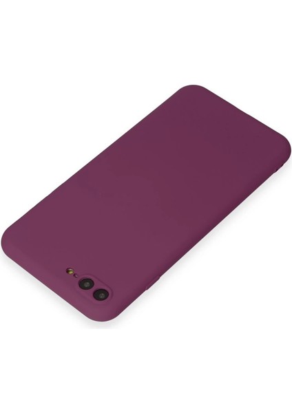 Iphone 7 Kılıf First Silikon - Mürdüm modelleri