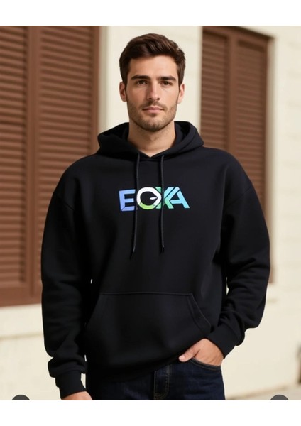 Erkek Sweatshirt Kıslık Polar Astarlı Yüzdeyüzpamuklu