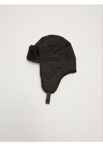 Yeni Sezon Kapitone Pelüş Detaylı Kadın Kar Şapkası fırsatları