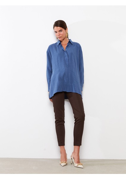 Yeni Sezon Kadın Dar Fit Düz Pantolon