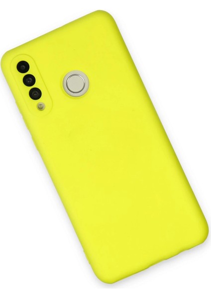 P30 Lite Kılıf Nano Içi Kadife Silikon - Sarı modelleri