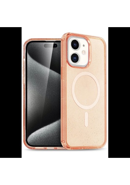 Apple iPhone 11 Star Magsafe Kapak - Turuncu