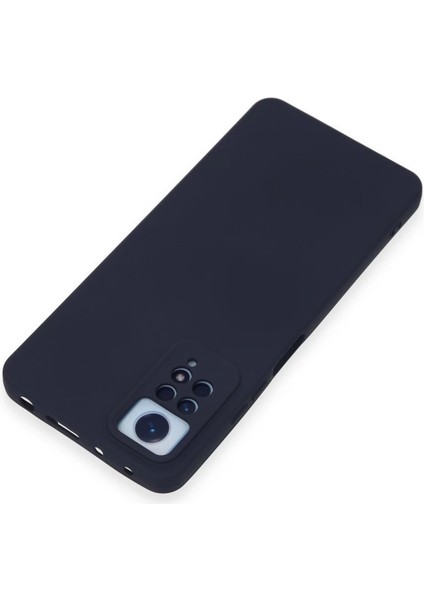 Redmi Note 12 4g Kılıf Nano Içi Kadife Silikon - Lacivert modelleri