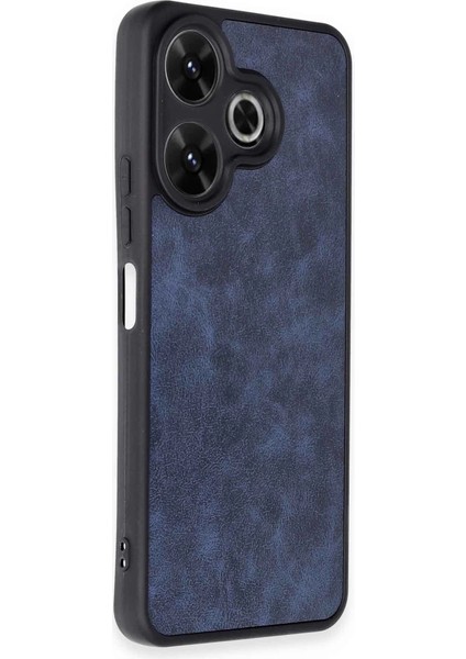 Redmi 13 4g Kılıf Aras Deri Kapak - Lacivert fiyatları