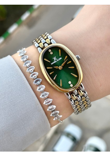 Oval Kasa Kadın Kol Saati ve Hediye Bileklik fiyatları