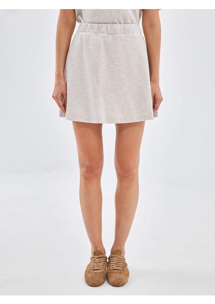 Yeni Sezon Kadın Beli Lastikli Düz Triko Etek fiyatları