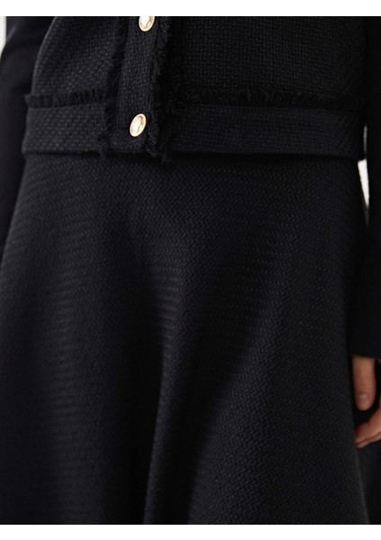 Yeni Sezon Loose Fit Dokulu Kadın Etek fırsatları