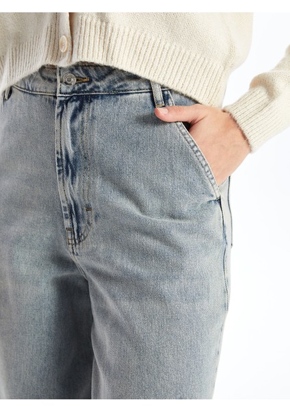 Yeni Sezon Balloon Fit Kadın Jean Pantolon fırsatları