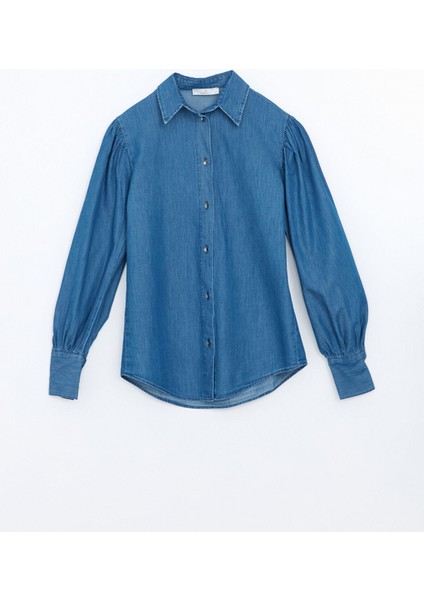 Yeni Sezon Kadın Jean Gömlek indirimleri