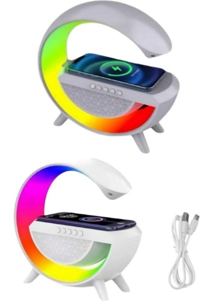 Rgb Işıklı Kablosuz Şarj Standı ve Bluetooth Speaker modelleri