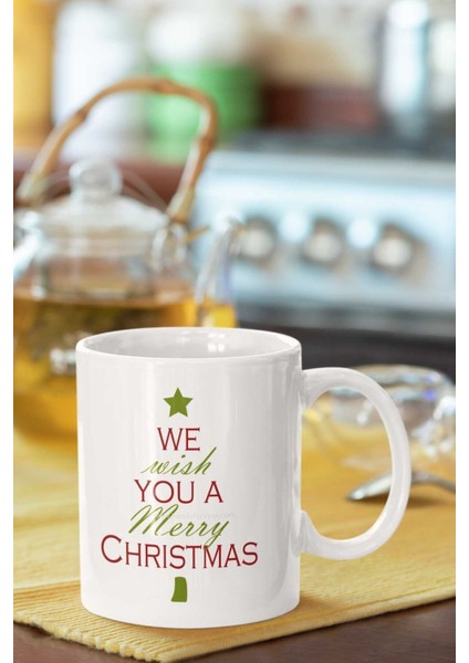 Yılbaşı Özel Baskılı Porselen Kupa Bardak