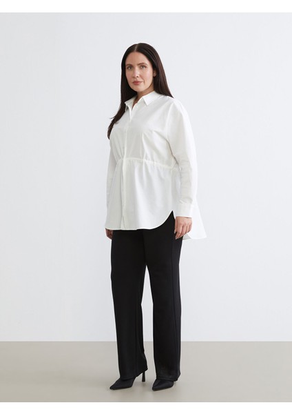 Yeni Sezon Büyük Beden Poplin Kadın Gömlek fiyatları