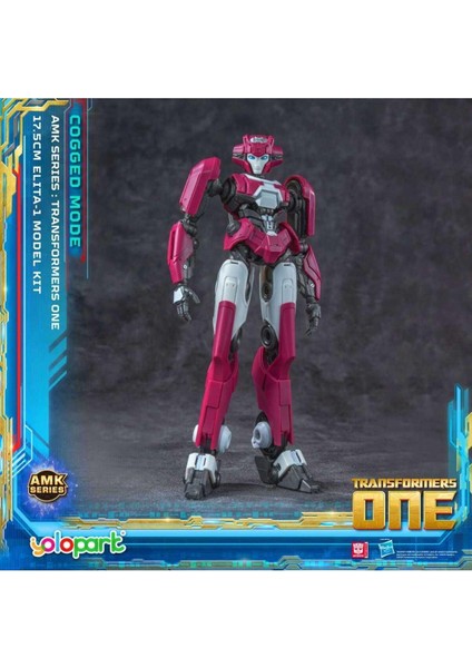 Seçtim Aldım Transformers Tf One Amk Series Elita-1 Cogged Bot Mode Model Kit 17.5 cm 8 modelleri