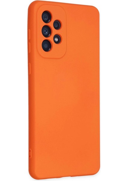 A23 4g Kılıf Nano Içi Kadife Silikon - Turuncu fiyatları