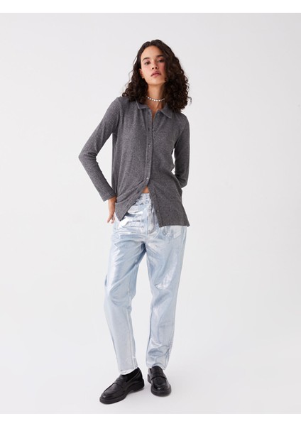 Yeni Sezon Düz Uzun Kollu Kadın Gömlek modelleri