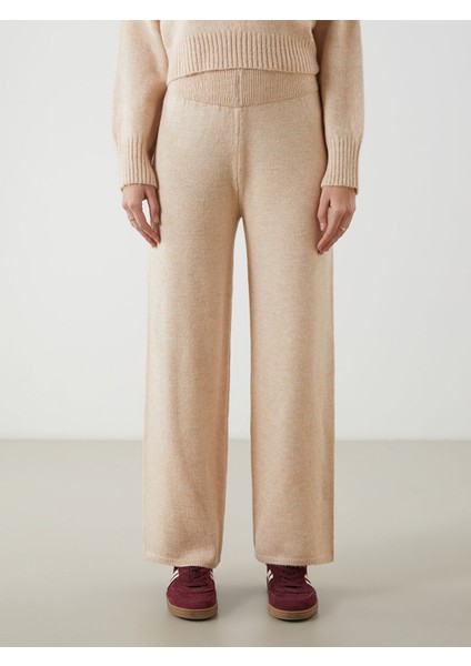 Yeni Sezon Beli Lastikli Kadın Triko Pantolon fiyatları