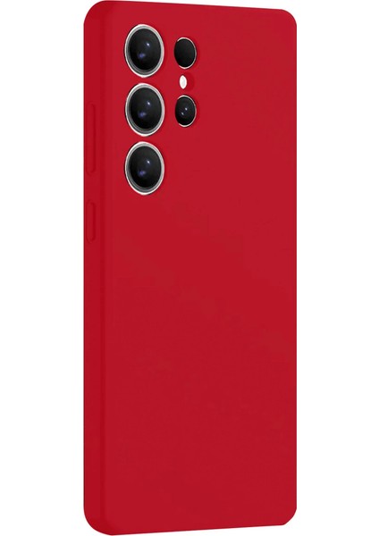 S25 Kılıf Nano Içi Kadife Silikon - Kırmızı fiyatları