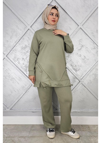 Kadın Nervür ve Aller Dikim Tesettür Takım modelleri
