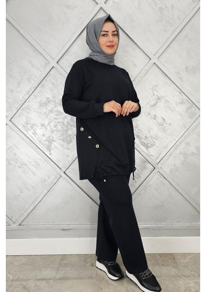 Kadın Nervür ve Aller Dikim Tesettür Takım