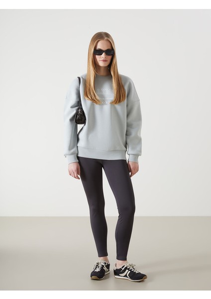 Yeni Sezon Beli Lastikli Dikişsiz Kadın Tayt