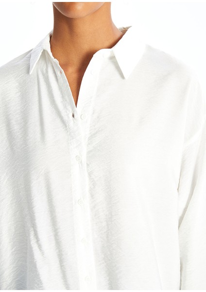 Yeni Sezon Düz Uzun Kollu Oversize Aerobin Kadın Gömlek modelleri