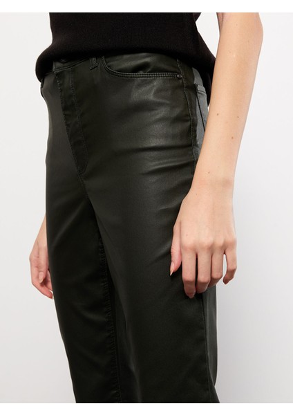 Yeni Sezon Ekstra Dar Fit Düz Cep Detaylı Kadın Pantolon modelleri