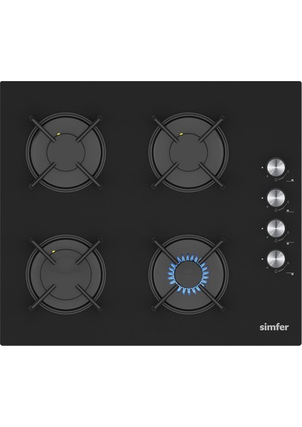 4 Fonksiyon Mekanik Siyah Power Turbo 3'lü Ankastre Set modelleri