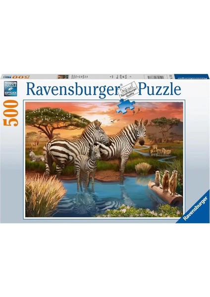 Zebra 500 Parça Puzzle - 17376 - 48.2 x 35.5 cm fiyatları