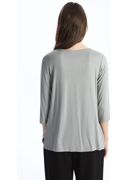 Yeni Sezon V Yaka Parlak Taşlı Kadın Bluz fırsatları