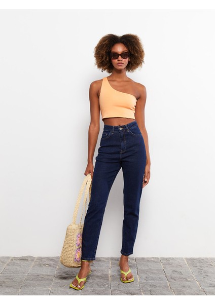 Yeni Sezon Slim Fit Düz Cep Detaylı Kadın Jean Pantolon fiyatları