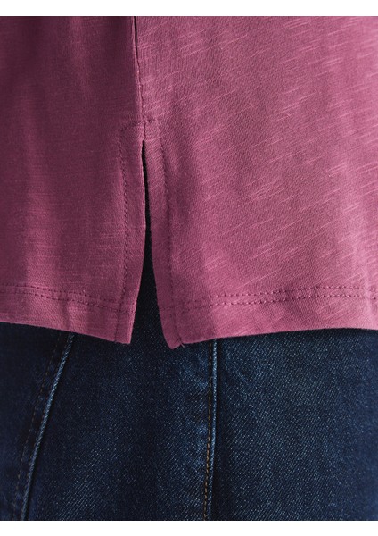 Yeni Sezon Bisiklet Yaka Dokulu Kadın Bluz modelleri